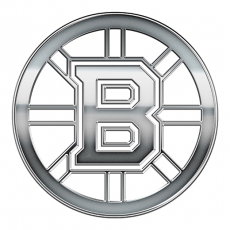 Boston Bruins Silver Logo heat sticker