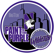 Northwestern Wildcats 2001-Pres Misc Logo heat sticker