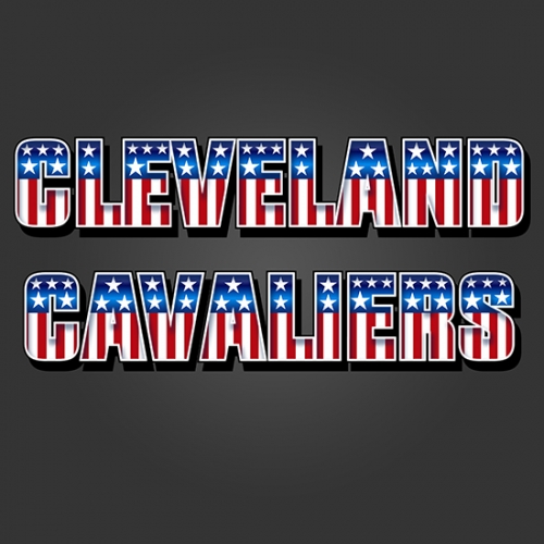 Cleveland Cavaliers American Captain Logo heat sticker