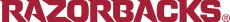 Arkansas Razorbacks 2014-Pres Wordmark Logo 02 custom vinyl decal