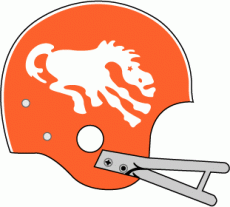 Denver Broncos 1962-1965 Helmet Logo heat sticker