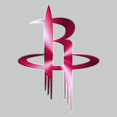 Houston Rockets Stainless steel logo heat sticker