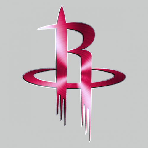 Houston Rockets Stainless steel logo custom vinyl decal