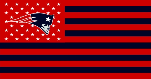 New England Patriots Flag001 logo heat sticker
