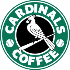 St. Louis Cardinals Starbucks Coffee Logo custom vinyl decal