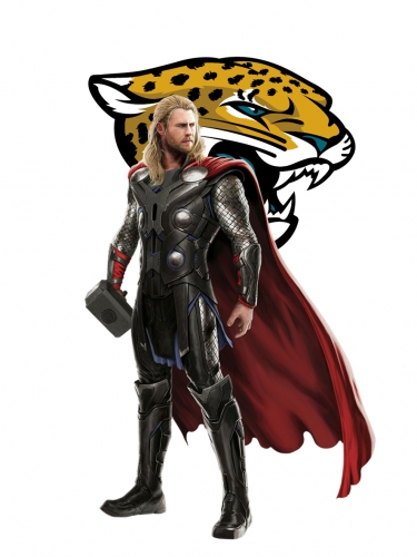 Jacksonville Jaguars Thor Logo custom vinyl decal