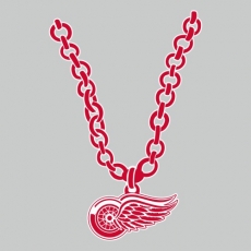Detroit Red Wings Necklace logo heat sticker
