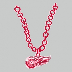 Detroit Red Wings Necklace logo custom vinyl decal