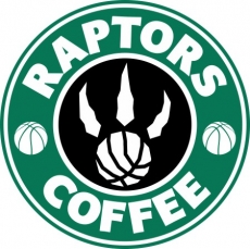 Toronto Raptors Starbucks Coffee Logo custom vinyl decal