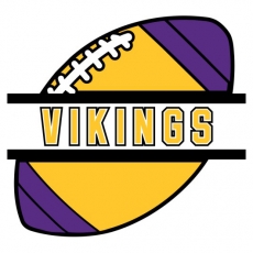 Football Minnesota Vikings Logo custom vinyl decal