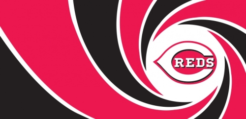 007 Cincinnati Reds logo heat sticker