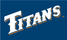 Cal State Fullerton Titans 1992-2009 Wordmark Logo 02 heat sticker