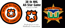 NHL All-Star Game 1985-1986 Logo heat sticker