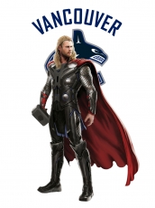 Vancouver Canucks Thor Logo heat sticker
