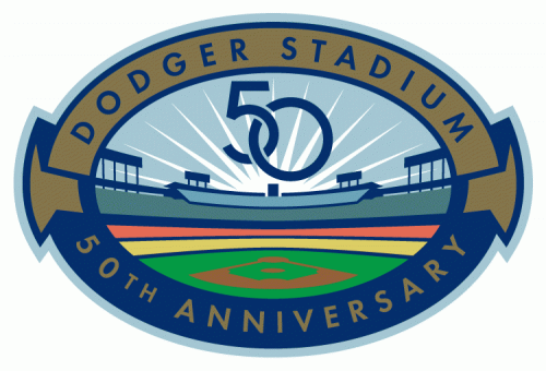 Los Angeles Dodgers 2012 Stadium Logo heat sticker