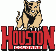 Houston Cougars 1995-2002 Primary Logo heat sticker