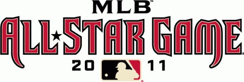 MLB All-Star Game 2011 Wordmark 02 Logo heat sticker
