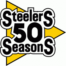 Pittsburgh Steelers 1982 Anniversary Logo custom vinyl decal