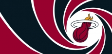 007 Miami Heat logo heat sticker