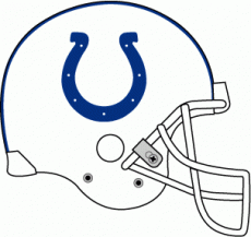 Indianapolis Colts 1984-1994 Helmet Logo custom vinyl decal