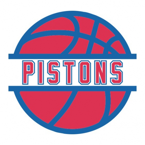 Basketball Detroit Pistons Logo custom vinyl decal