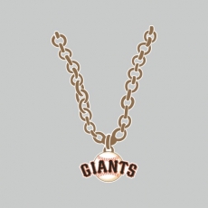 San Francisco Giants Necklace logo custom vinyl decal