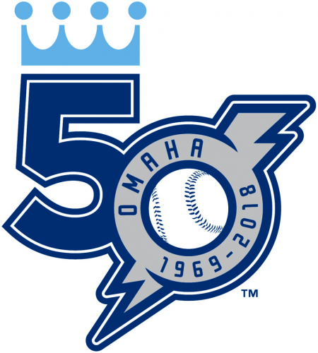 Omaha Storm Chasers 2018 Anniversary Logo heat sticker