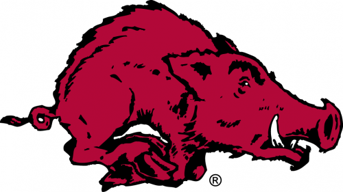 Arkansas Razorbacks 1955-1963 Primary Logo custom vinyl decal