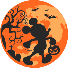 Halloween Logo 81 heat sticker
