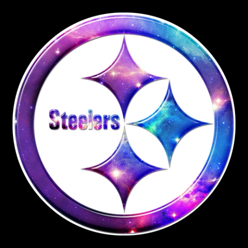 Galaxy Pittsburgh Steelers Logo heat sticker