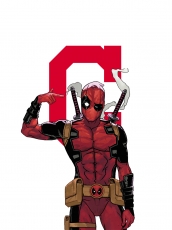 Cleveland Indians Deadpool Logo custom vinyl decal