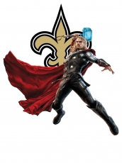 New Orleans Saints Thor Logo heat sticker