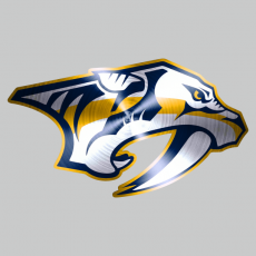 Nashville Predators Stainless steel logo heat sticker