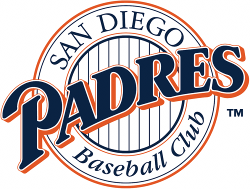 San Diego Padres 1992-2003 Primary Logo custom vinyl decal