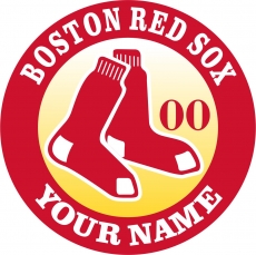 Boston Red Sox Customized Logo custom vinyl decal