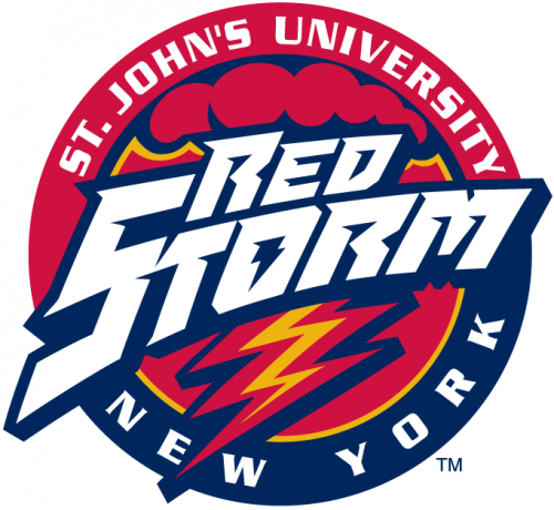 St.Johns RedStorm 1992-2001 Alternate Logo 02 custom vinyl decal