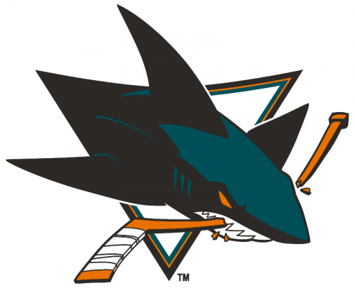 San Jose Sharks 2007 08 Primary Logo custom vinyl decal