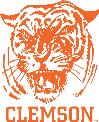 Clemson Tigers 1965-1969 Primary Logo custom vinyl decal