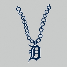 Detroit Tigers Necklace logo custom vinyl decal