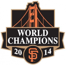 San Francisco Giants 2014 Champion Logo heat sticker