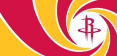 007 Houston Rockets logo heat sticker