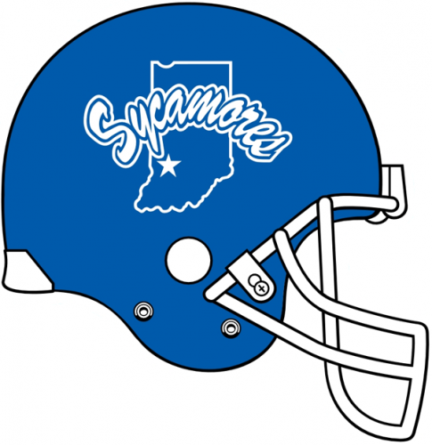 Indiana State Sycamores 1991-Pres Helmet 02 custom vinyl decal