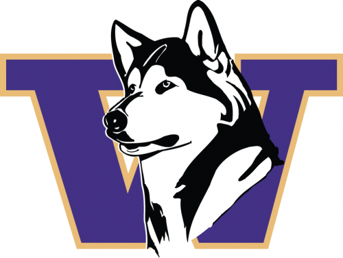 Washington Huskies 1995-2000 Primary Logo custom vinyl decal