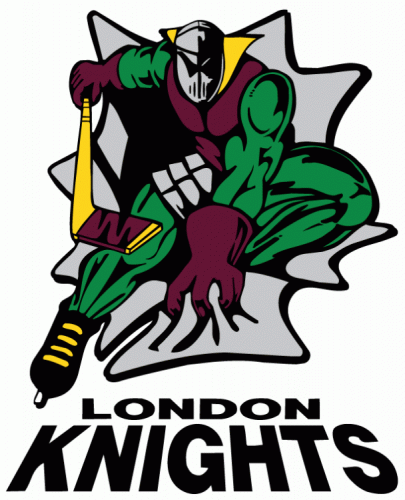 London Knights 1994 95-2001 02 Primary Logo heat sticker