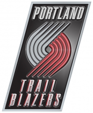 Portland Trail Blazers Plastic Effect Logo custom vinyl decal