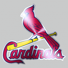 St. Louis Cardinals steel logo heat sticker