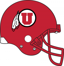 Utah Utes 2015-Pres Helmet Logo custom vinyl decal