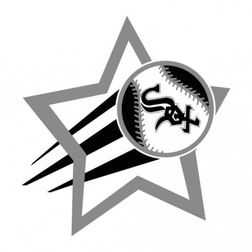 Chicago White Sox Baseball Goal Star logo heat sticker