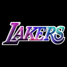 Galaxy Los Angeles Lakers Logo heat sticker