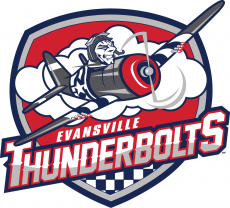 Evansville Thunderbolts 2016 17-Pres Primary Logo custom vinyl decal